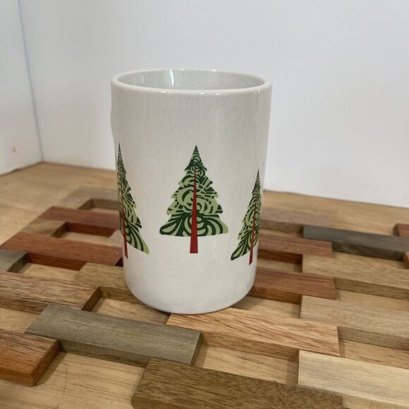Starbucks Christmas Tree Mug 4-1/4" Tall 10 oz. 2011 Coffeecore Kluttercore - Picture 6 of 9